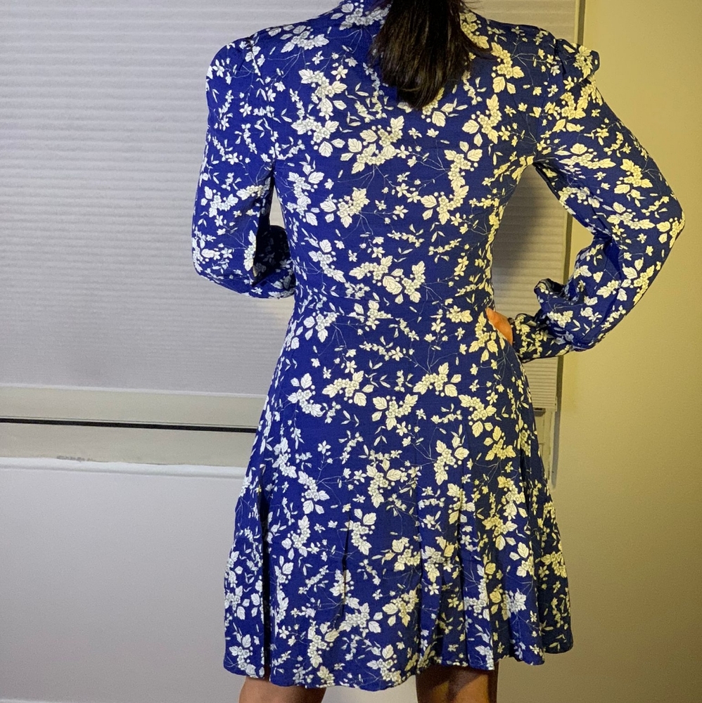 H&M blue floral dress - Picture 7 of 8